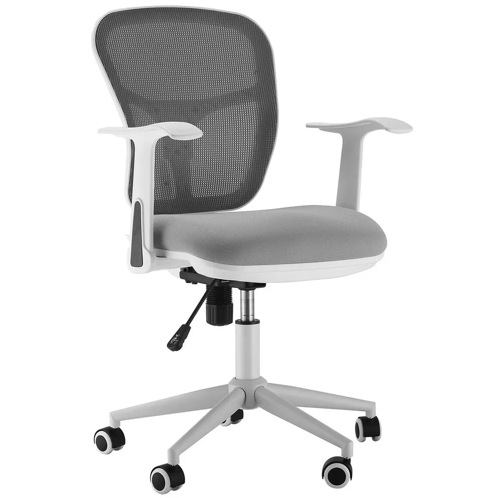 Bürostuhl Schreibtischstuhl ergonomischer Drehstuhl mit Wippfunktion Rollen Chefsessel mit Mesh Netz Computerstuhl Höhen