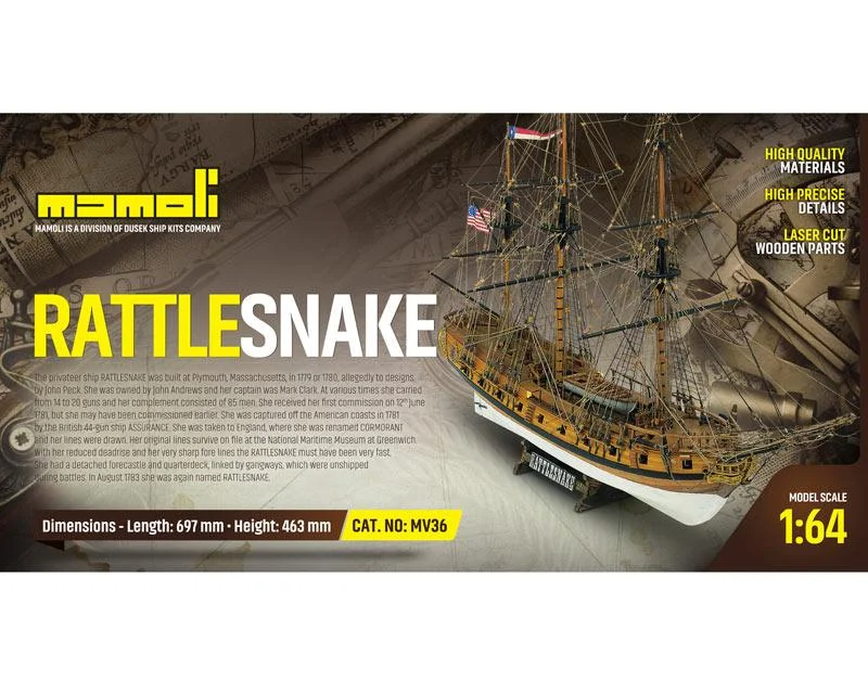 Bausatz Rattlesnake Maßstab 1:64