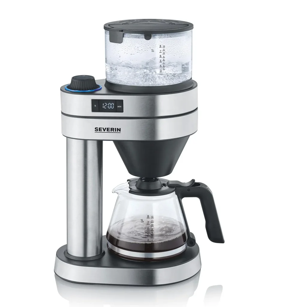 Kaffeemaschine „Caprice“, KA 5760, Silberfarben/ Schwarz