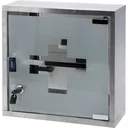 Excellent Care Medizinschrank - Badezimmermöbel - Edelstahl - Glas