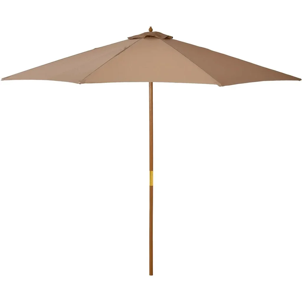 Sonnenschirm Holz 300 cm Khaki
