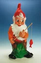 Zwerg als Angler 86 cm - Riesenzwerg