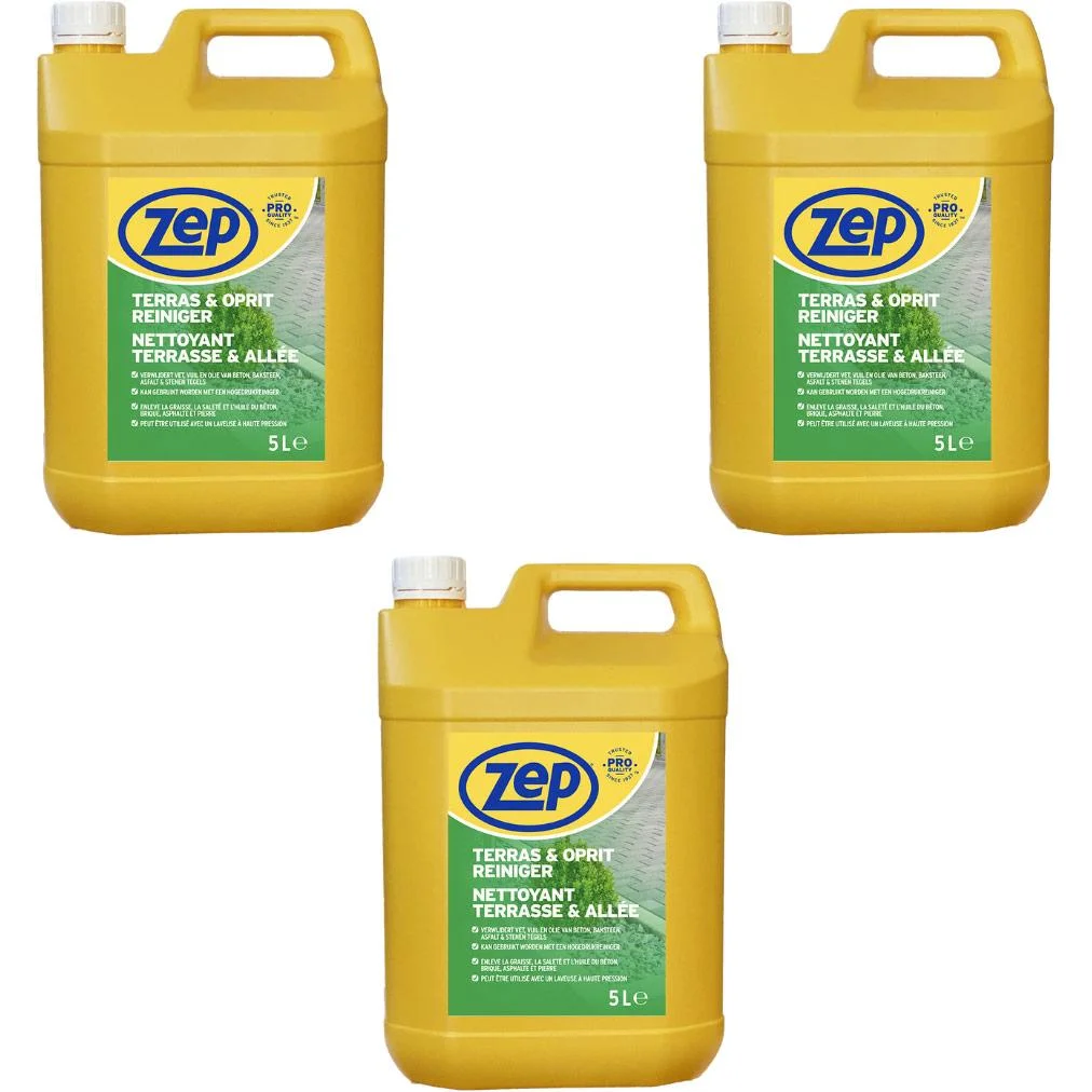 Terrassen- & Auffahrtsreiniger - 5 L x 3 Stück - Aktionspackung - 3 Stück