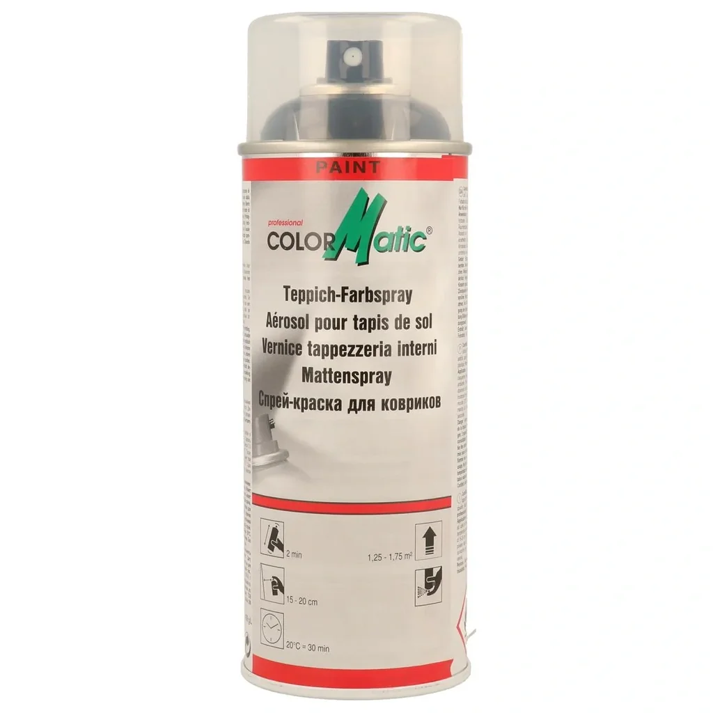 1-Komponenten Teppich-Farbspray, Farbe schwarz, 400 ml