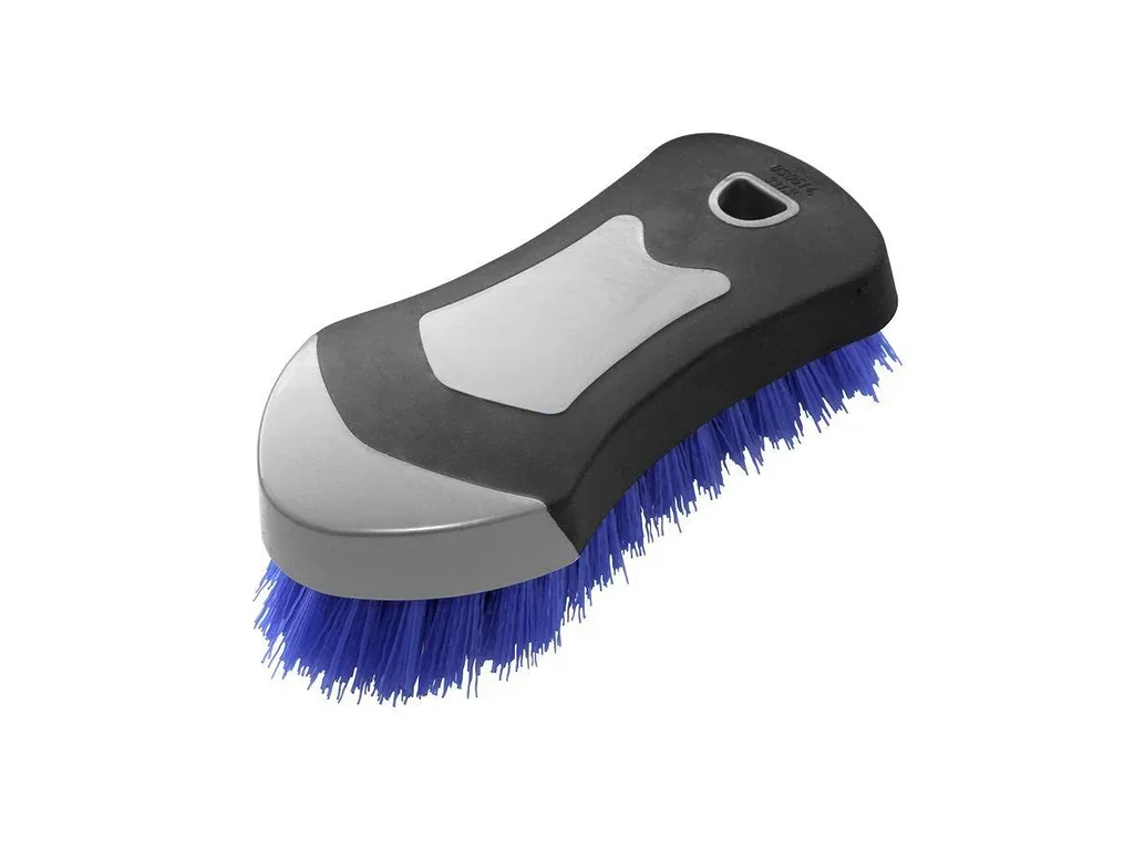 Innenraumbürste SILVER-INTERIO mit gummiertem Griff