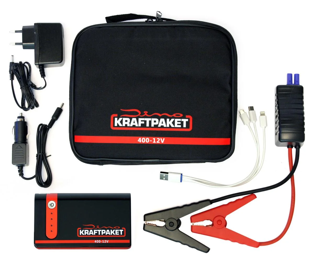 Starthilfe 12 Volt - 9.000 mAh - 400 A