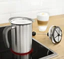 Milchaufschäumer mit Thermo-Kapselboden, 1000 ml, Edelstahl