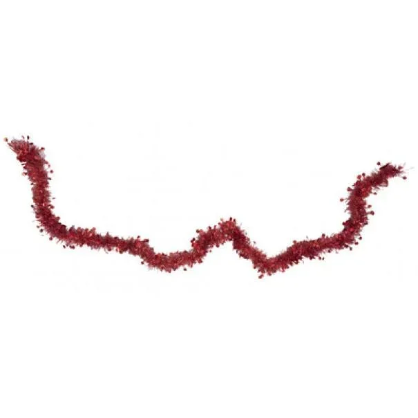 Weihnachtsgirlande - rot 2 Meter 8 cm