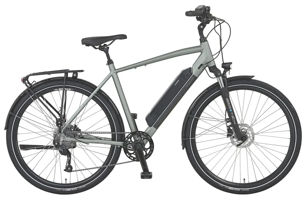 ENTDECKER 22.EST.05 Trekking E-Bike 28" BLAUPUNKT HR-Motor  Herren Diamant 28": Rahmengröße 54cm
