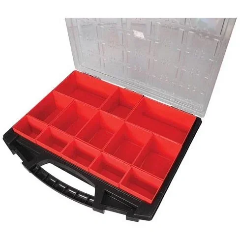 TAYG Sortierbox - 430 x 370 x 85 mm - Mit 13 herausnehmbaren Fächern