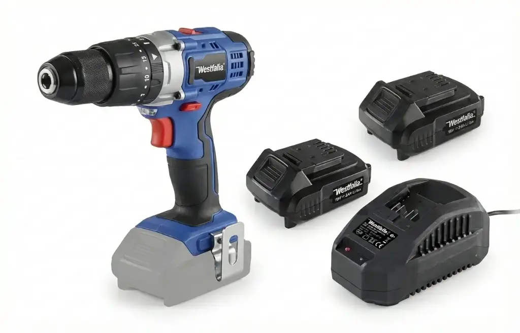 Akku Schlagbohrschrauber 18 V Li - Ion ASBS 18 inklusive 2 Akkus 2,0 Ah und Ladegerät