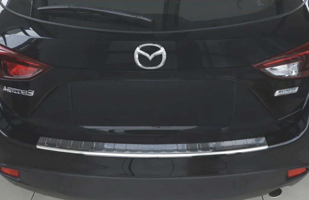 Ladekantenschutz Mazda 3 / Edelstahl, Baujahr 2013-2016, FL 2016-2019
