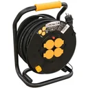 RELECTRIC Kabeltrommel PRO - 25m - 4 Steckdosen