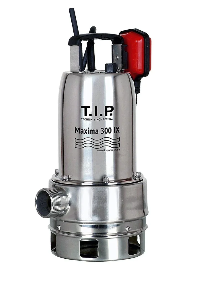 Schmutzwasser Tauchpumpe Maxima 300 IX Edelstahl, bis 18.000 l/h Fördermenge