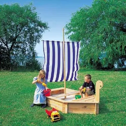 Sandkasten "Störtebeker" mit Segel