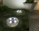 Solar Bodenstrahler Steindesign Toscana - 2 Stück
