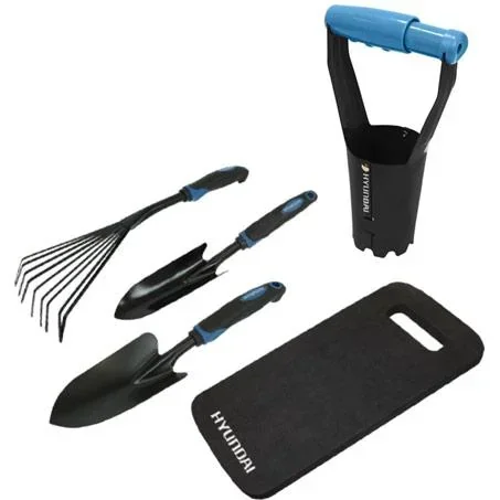 Gartengeräte-Set 5-teilig mit Zwiebelpflanzgefäß