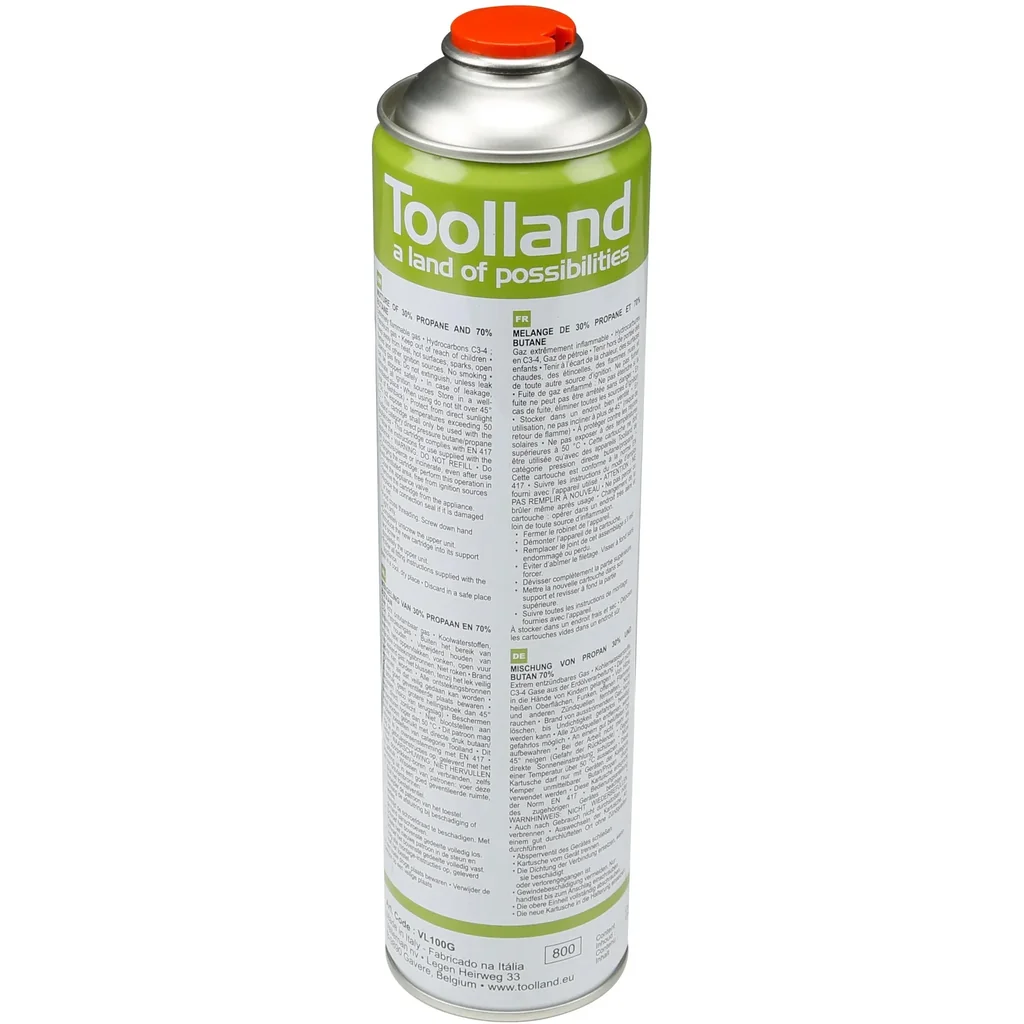 kartusche - für unkrautbrenner - 330 g - 600 ml