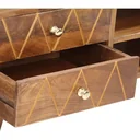 TV-Schrank 85x35x47 cm Mango-Massivholz
