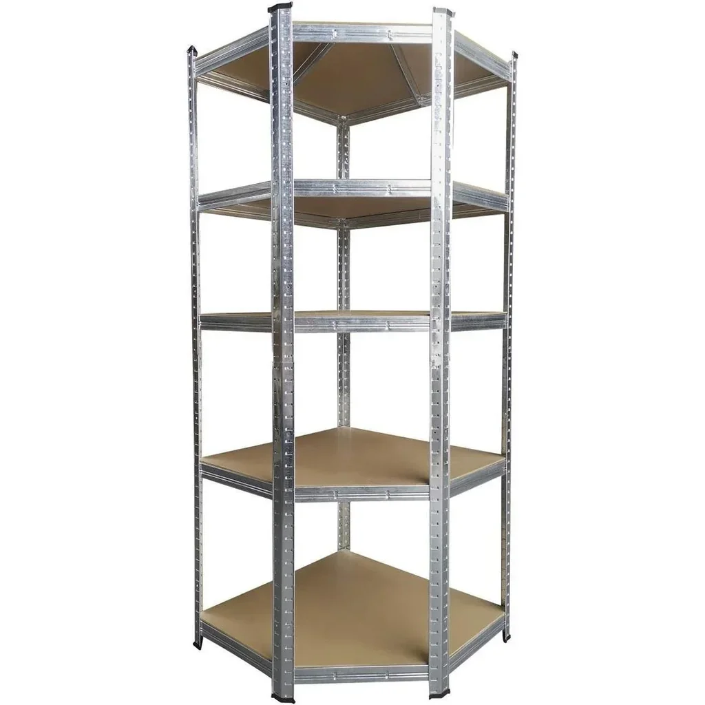 Werkzeug Ecklagerschrank - 5 Fachböden - 875 Kg Tragfähigkeit -