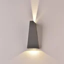VT-826 LED-Wandleuchte - für den Innen- und Außenbereich - 6W - 3000K - 660 Lumen - Grau