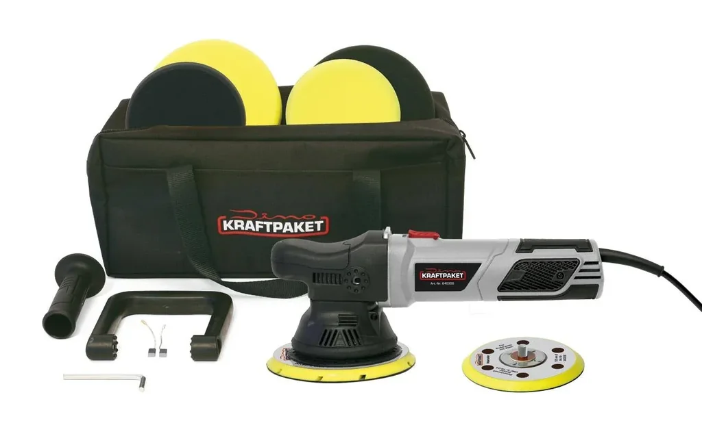 Exzenter Poliermaschine - 900 Watt - 15 mm Hub - im XXL Set