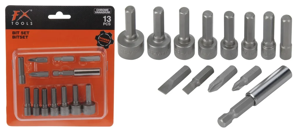 Bit- und Steckschlüssel Set 13-teilig