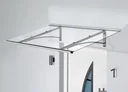 Pultvordach Typ PT gerade, 1600 x 900 x 270 mm, Edelstahl
