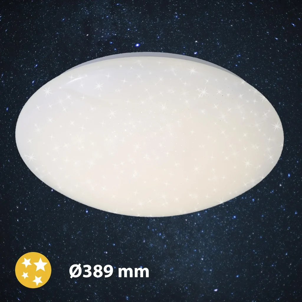 LED Sternenhimmel-Deckenleuchte, 18 Watt, weiß