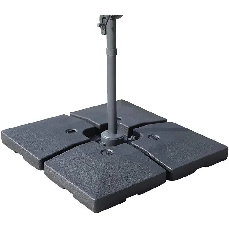 Gartenschirmständer als 4-teiliges Set