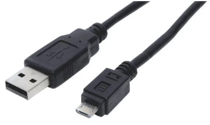 USB-A Stecker auf Micro USB-B Stecker - Verbindungskabel Länge 1,8 m