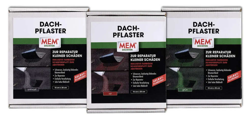 Dach-Pflaster anthrazit