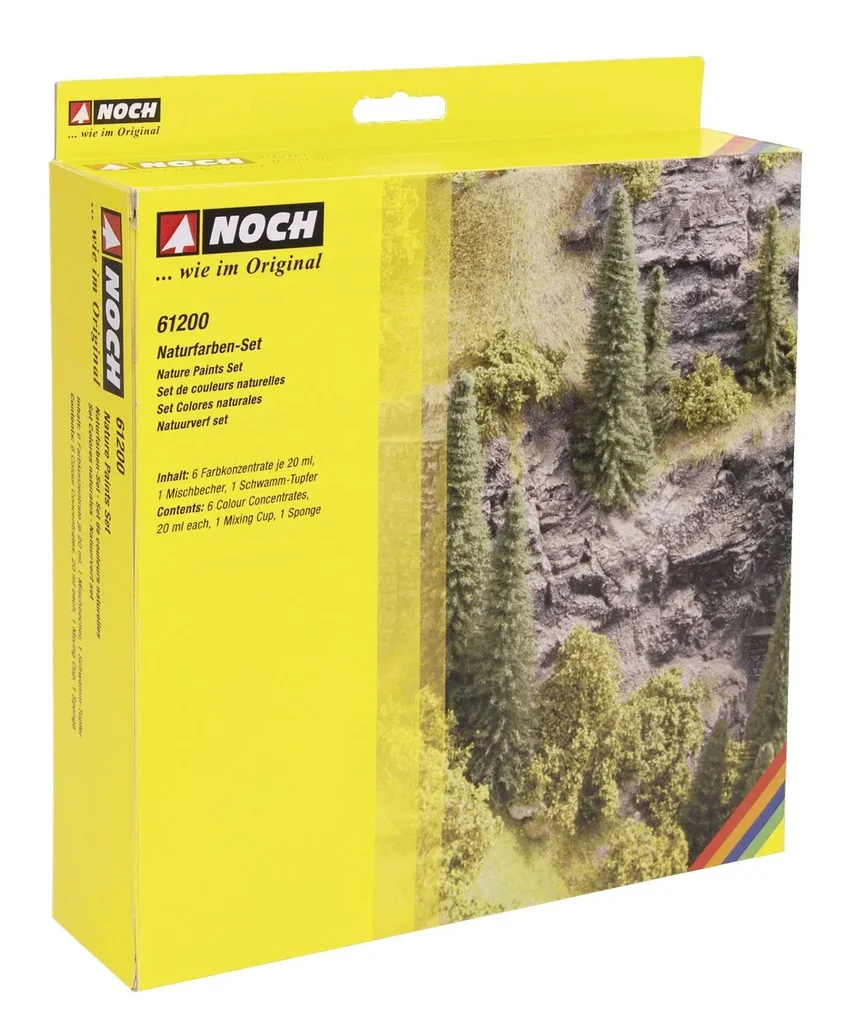 Naturfarben-Set, 6 Farbkonzentrate