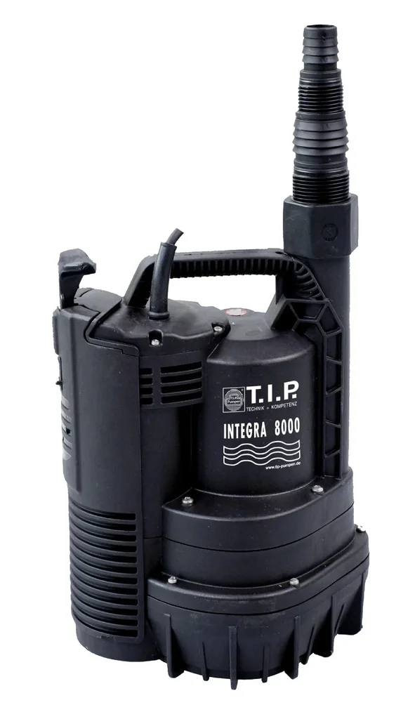 Drainage-Tauchpumpe Integra 8000, flachabsaugend bis 2 mm, bis 8.000 l/h Fördermenge