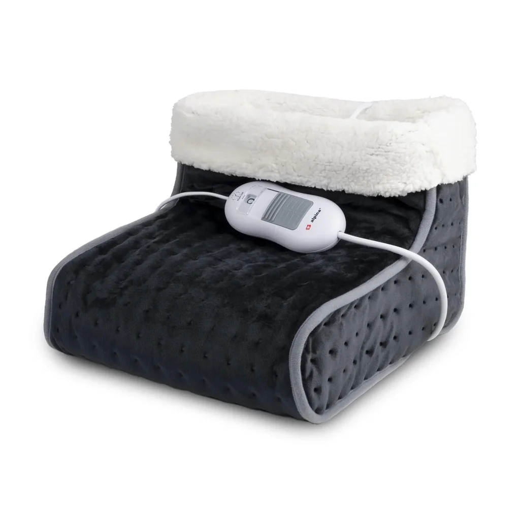 Elektrischer Fußwärmer, dunkelgrau