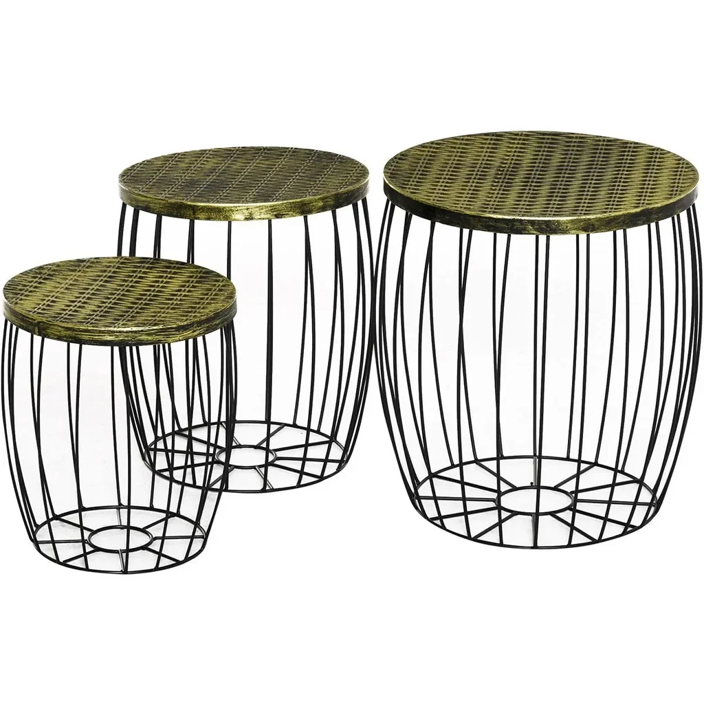 3er-Set Couchtische Beistelltische