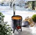Gulaschkanone, Gulaschofen, Eintopfofen, "Szeged" + GRATIS dazu: Schöpfkelle, Edelstahl, 23 cm