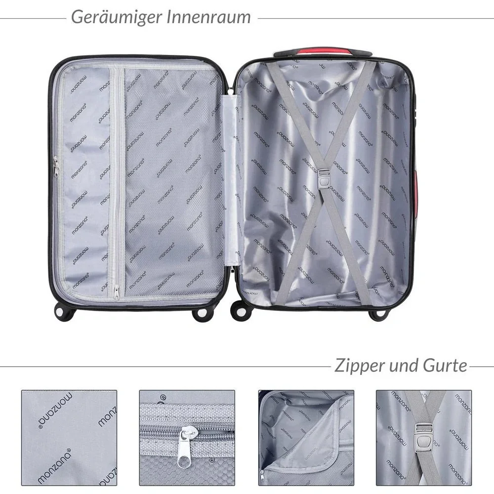 Hartschalenkoffer Baseline schwarz M