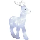 Weihnachtsdekoration Weihnachtsbeleuchtung 3D beleuchtetes Rentier - LED Rentier 25 x 9 x 32 cm