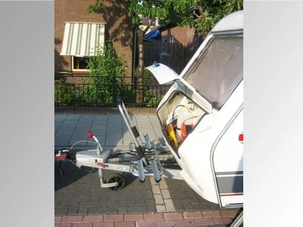 Deichsel Fahrradträger abklappbar
