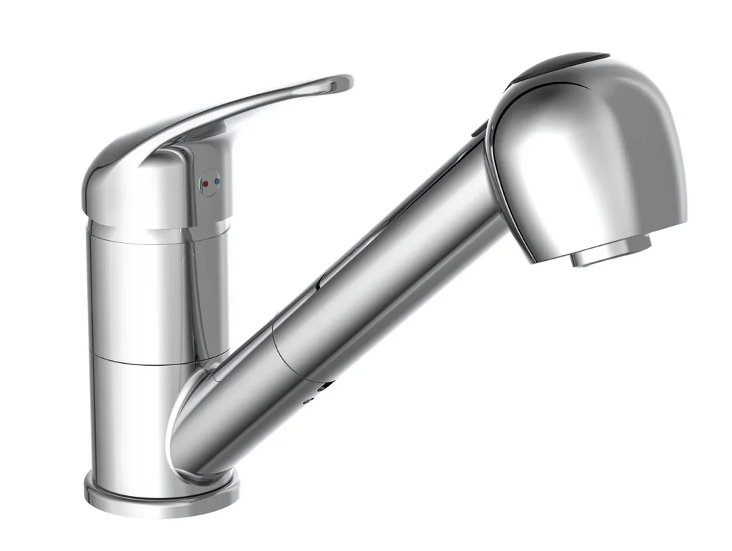 SUPRA Spültischarmatur, chrom, mit herausziehbarer Geschirrbrause