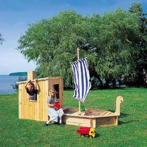 Set Sandkasten "Störtebeker" plus Kajüte