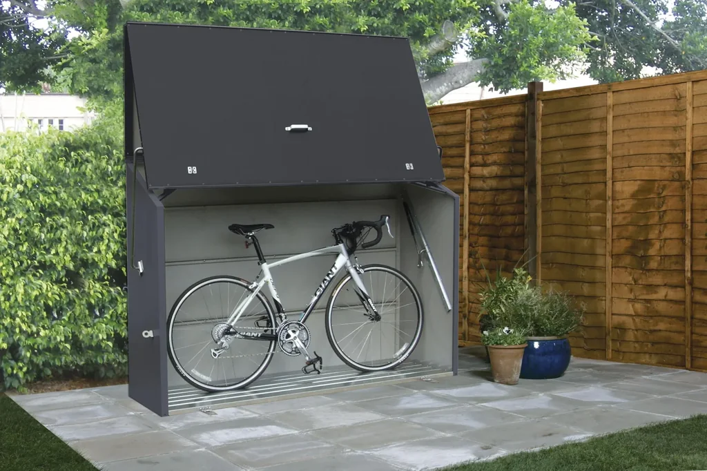 Geräte- und Fahrradbox Sesame anthrazit
