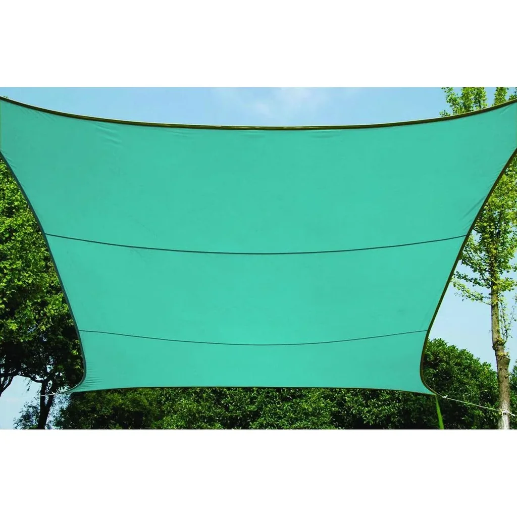 sonnensegel - quadratisch - 3.6 x 3.6 m - himmelblau