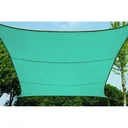 sonnensegel - quadratisch - 3.6 x 3.6 m - himmelblau