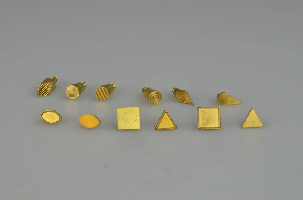 Brennstempel Set 12-teilig, Quadrat, Dreieck usw.