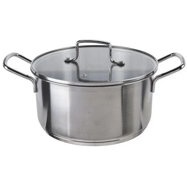 Kochtopf mit Glasdeckel - 22 cm Durchmesser