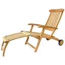 Girlande Liegestuhl Bari Teak - 160x61x79cm