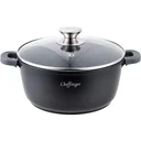Cheffinger Kochtopf / Tiefer Topf mit Deckel - 24cm