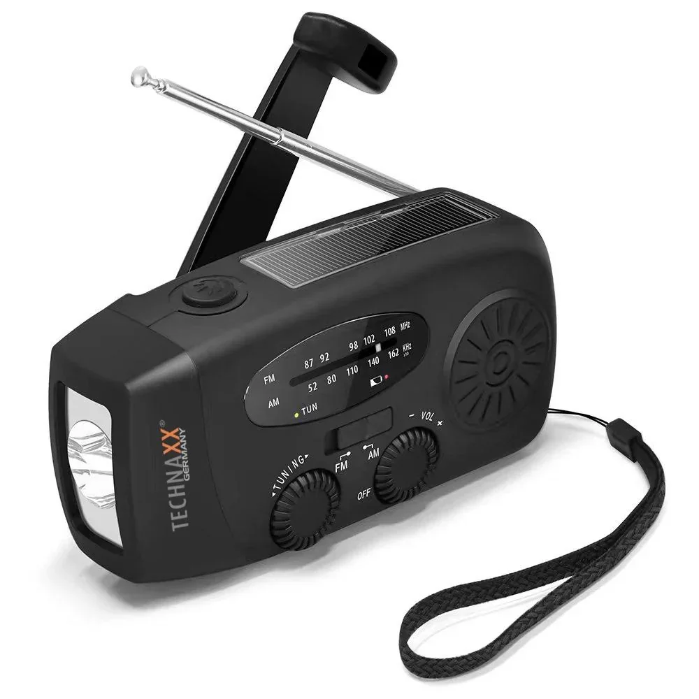 Solar Kurbel Radio mit Taschenlampe